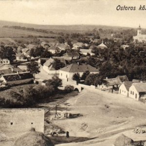 Ostoros képeslapon a XIX. század végén (Forrás: Wikipedia- Ostoros község)
